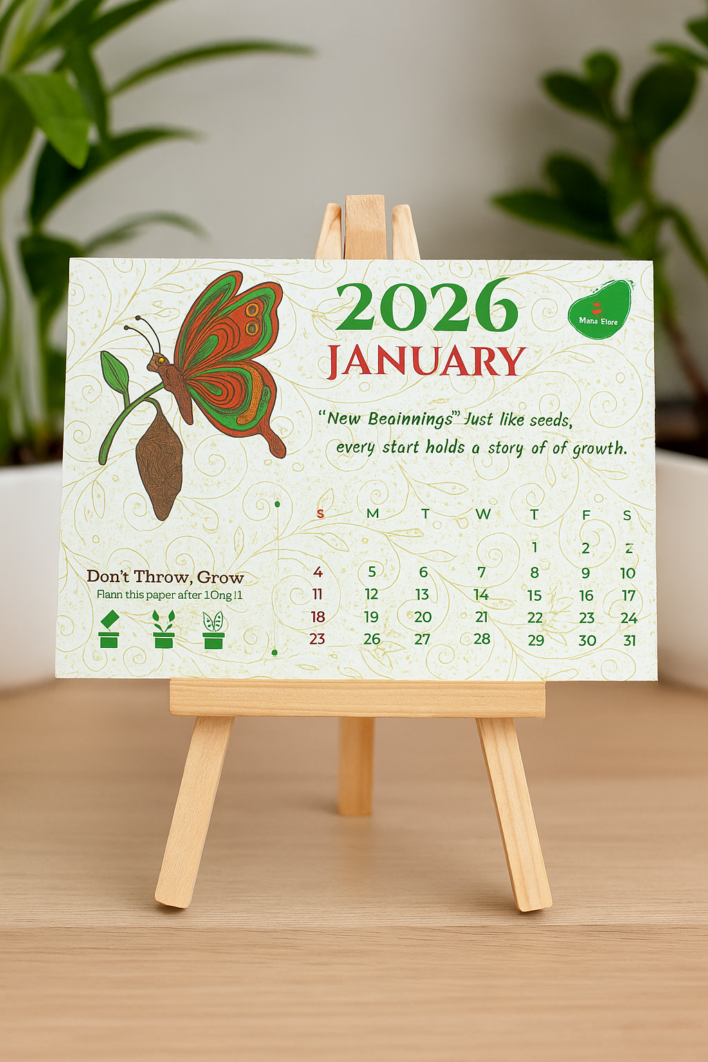Plantable Seed Calendar 2026