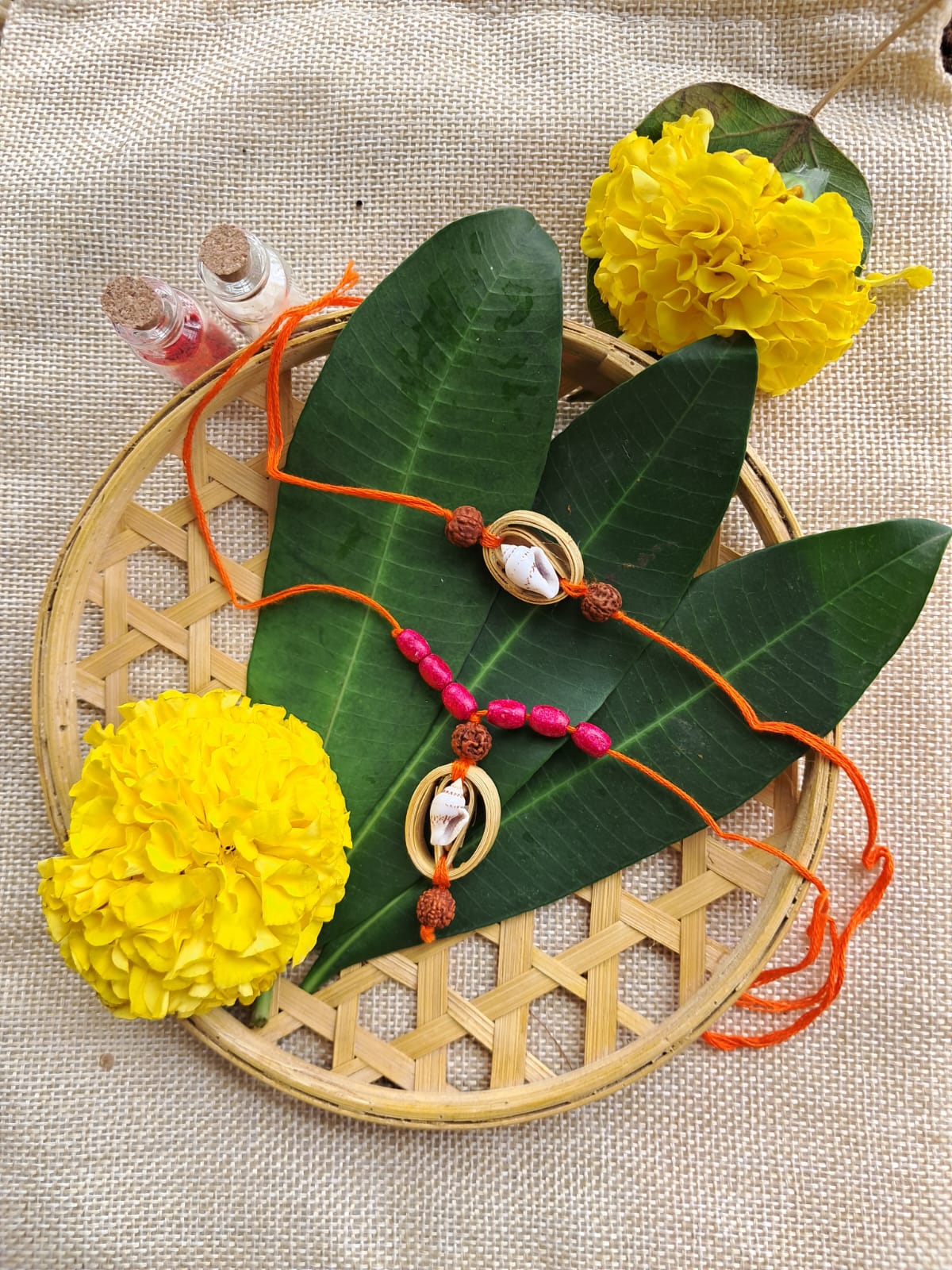 Plantable Seed Rakhi | Eco-Friendly Bamboo Rakhi with Seeds | Handmade by Tribal Women | Grow a Plant After Raksha Bandhan