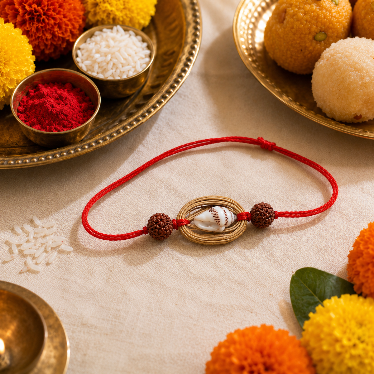 Plantable Seed Rakhi | Eco-Friendly Bamboo Rakhi with Seeds | Handmade by Tribal Women | Grow a Plant After Raksha Bandhan