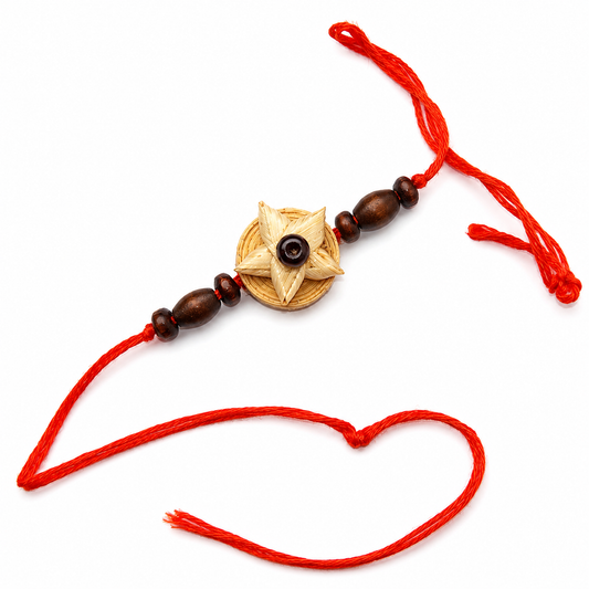 Plantable Seed Rakhi | Eco-Friendly Bamboo Rakhi with Seeds | Handmade by Tribal Women | Grow a Plant After Raksha Bandhan