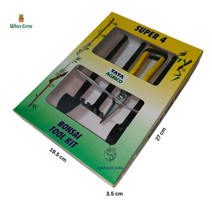TATA Bonsai Tools Kit - Set of 4 Bonsai Tools - GTS104