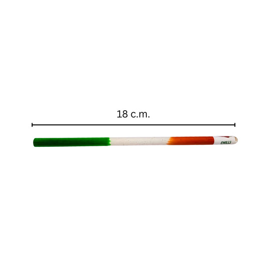 Plantable Tri-Colour Seed Pencil | Eco-Friendly Recycled Paper Pencil with Seeds